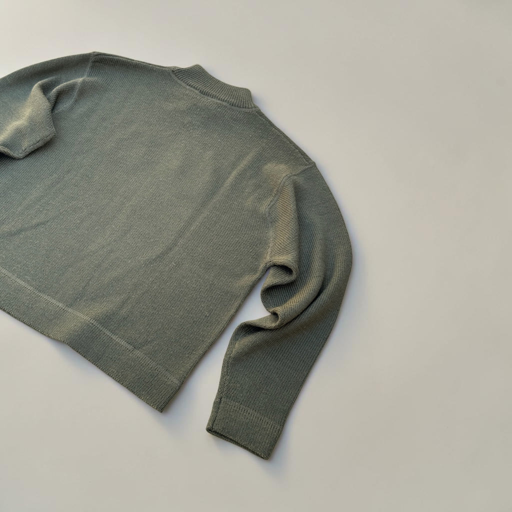 Pull Puma Logo Brodé – Kaki – L – Mixte – Vintage — photo complémentaire 5
