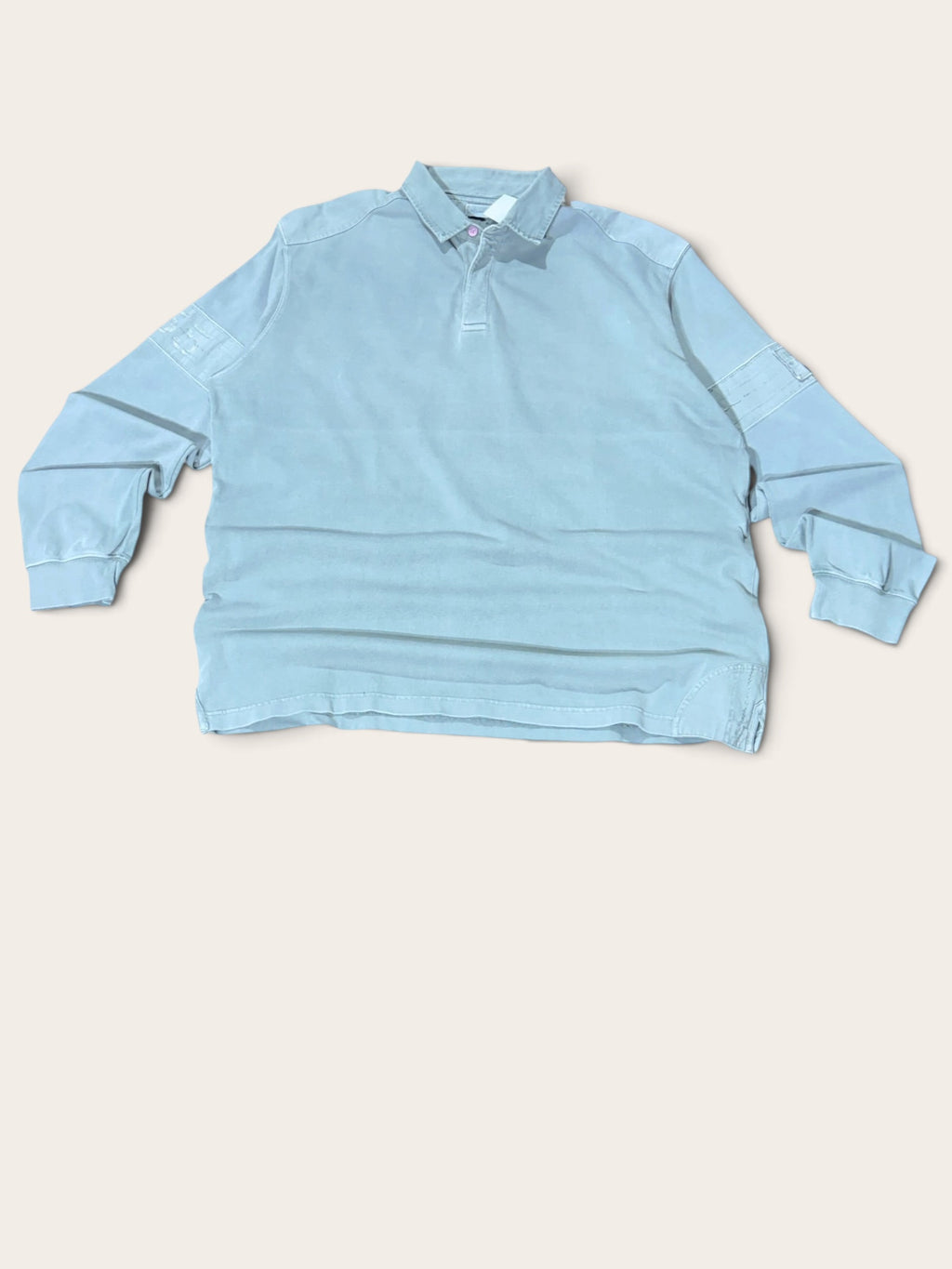 Polo – Blanc Bleu – XXL – Homme