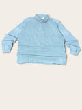 Polo – Blanc Bleu – XXL – Homme