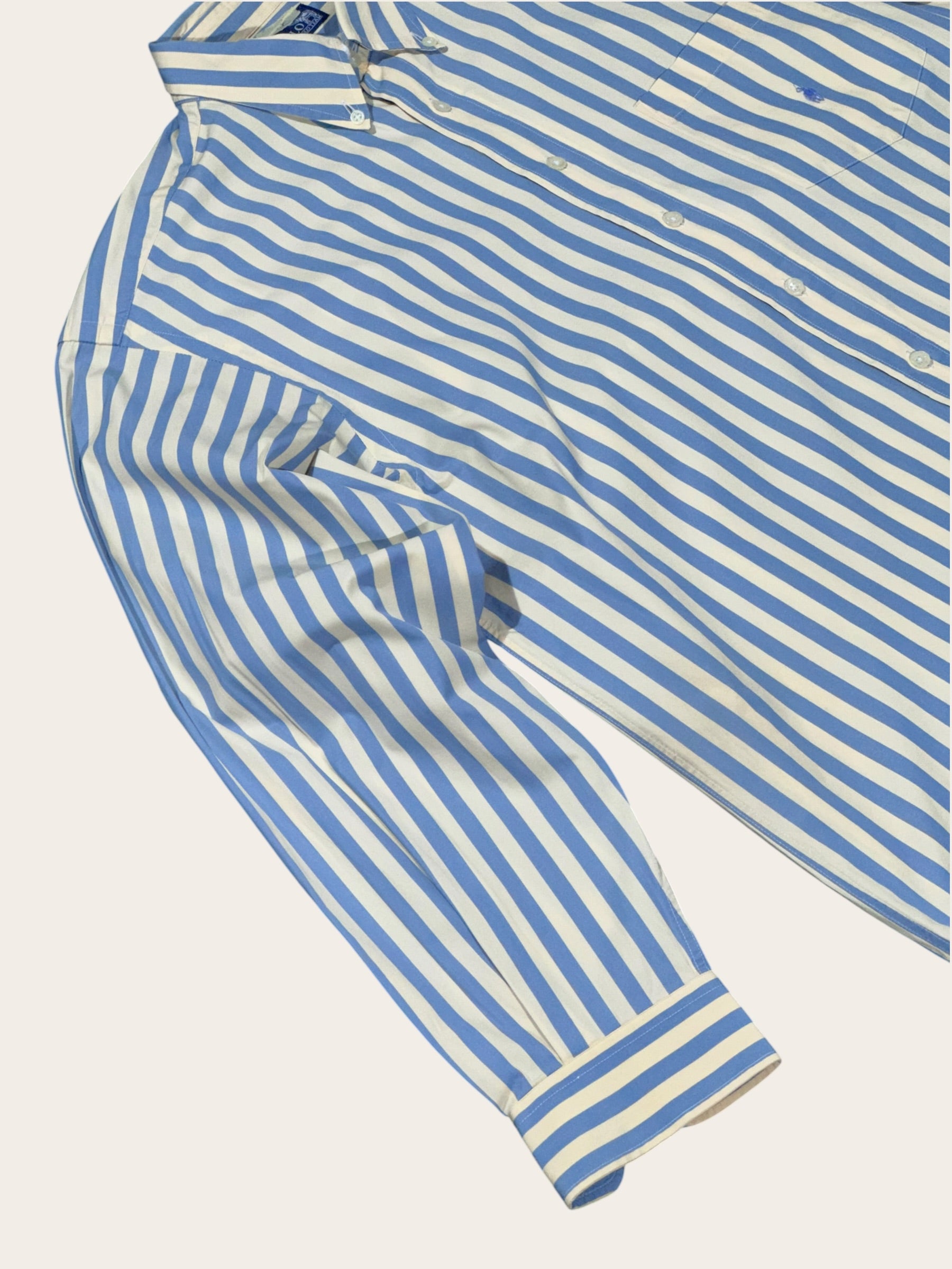 Chemise Peter Polo – Jaune et bleu – IV – Mixte — photo complémentaire 2