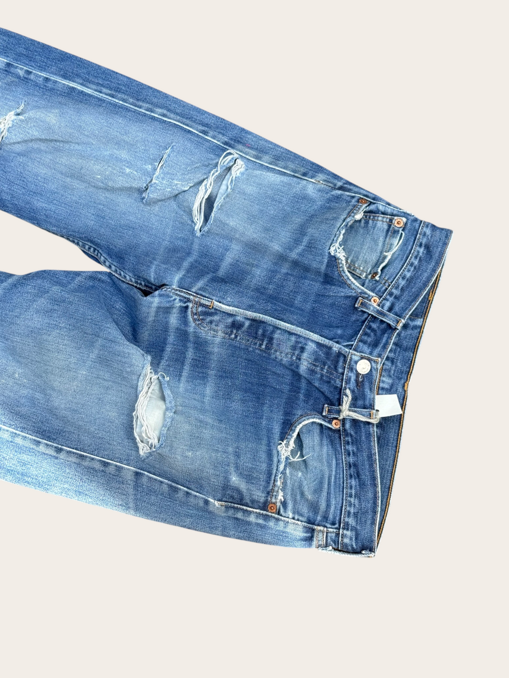 Jean Levi’s 501 Destroy – Bleu – W33 L32 – Mixte – Vintage — photo complémentaire 3