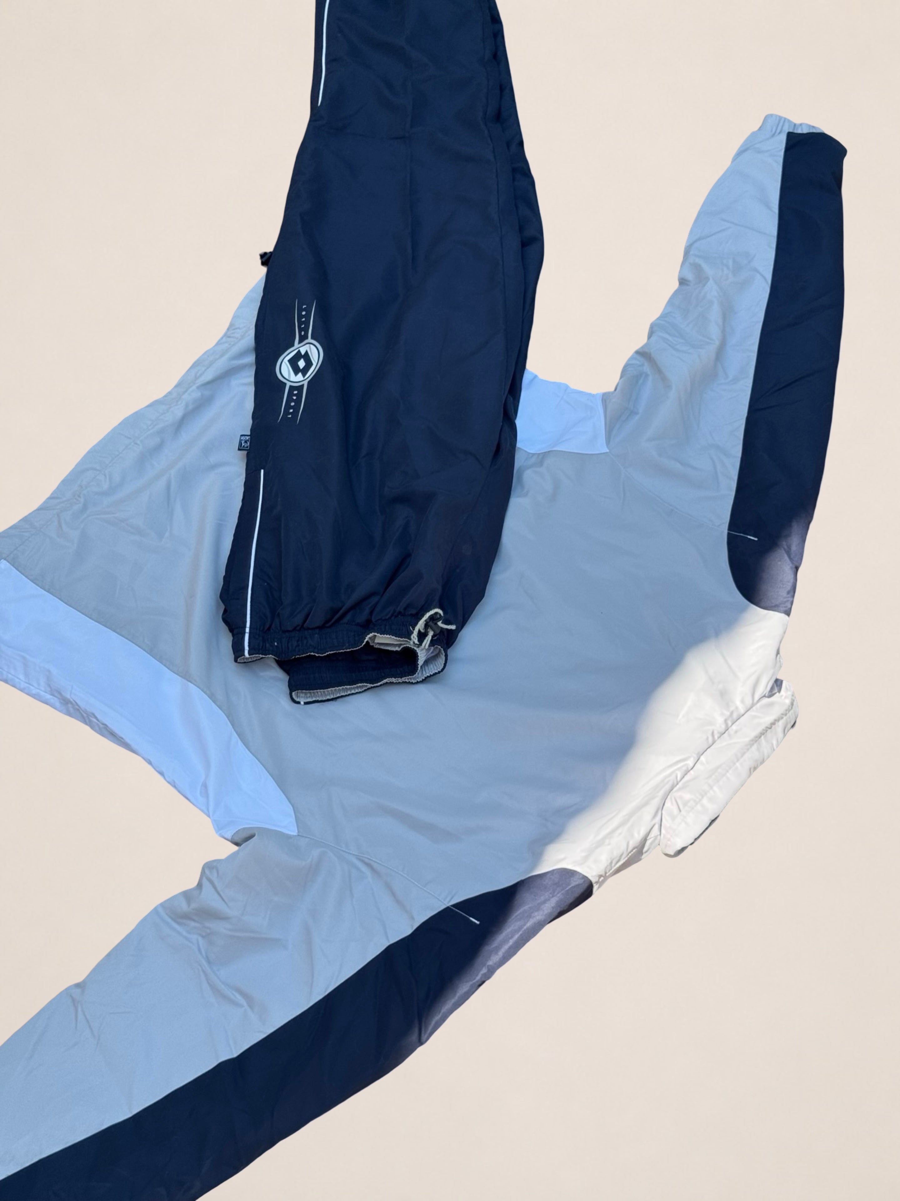 Ensemble de survêtement Lotto – Gris et bleu – XL – Mixte – Vintage — photo complémentaire 6