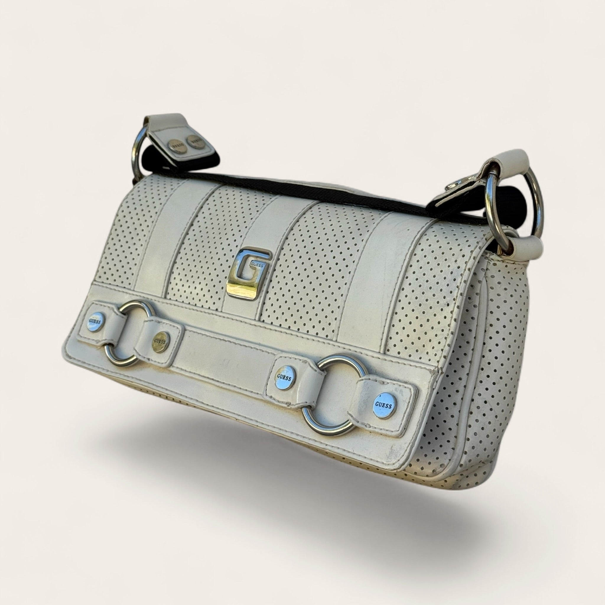 Sac Guess perforé – Blanc – Taille unique – Femme – Y2K — photo complémentaire 2