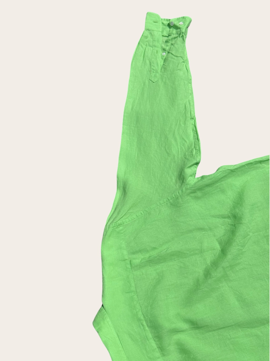 Chemise Façonnable en lin – Vert pomme – XL – Homme — photo complémentaire 6