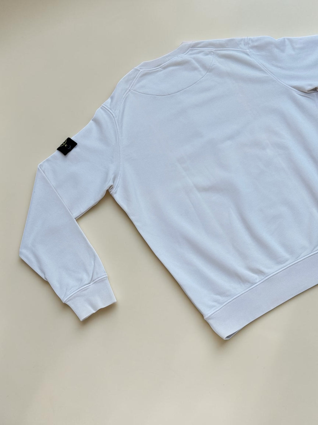 Sweat Stone Island col rond – Blanc cassé – XL – Mixte — photo complémentaire 6