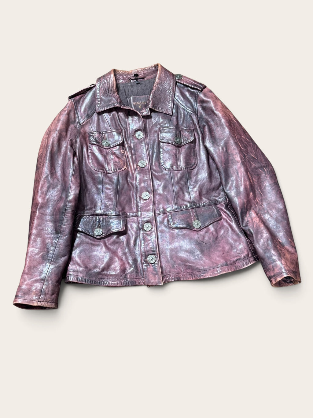 Veste en cuir – Oakwood – M – Femme