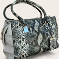 Sac bowling Guess effet python – Gris, noir et blanc – Taille unique – Femme — vue principale