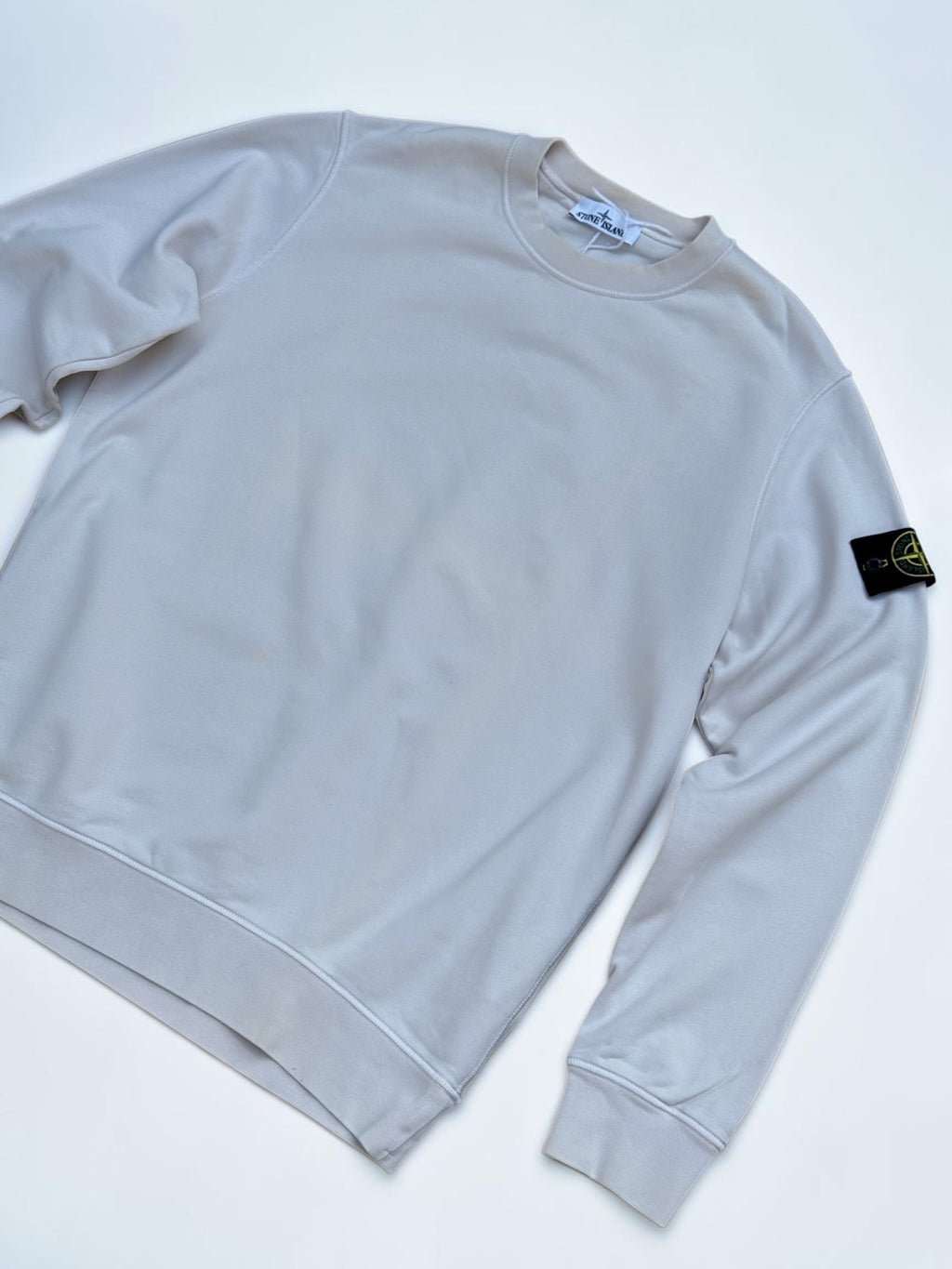 Sweat Stone Island col rond – Blanc cassé – XL – Mixte — vue principale