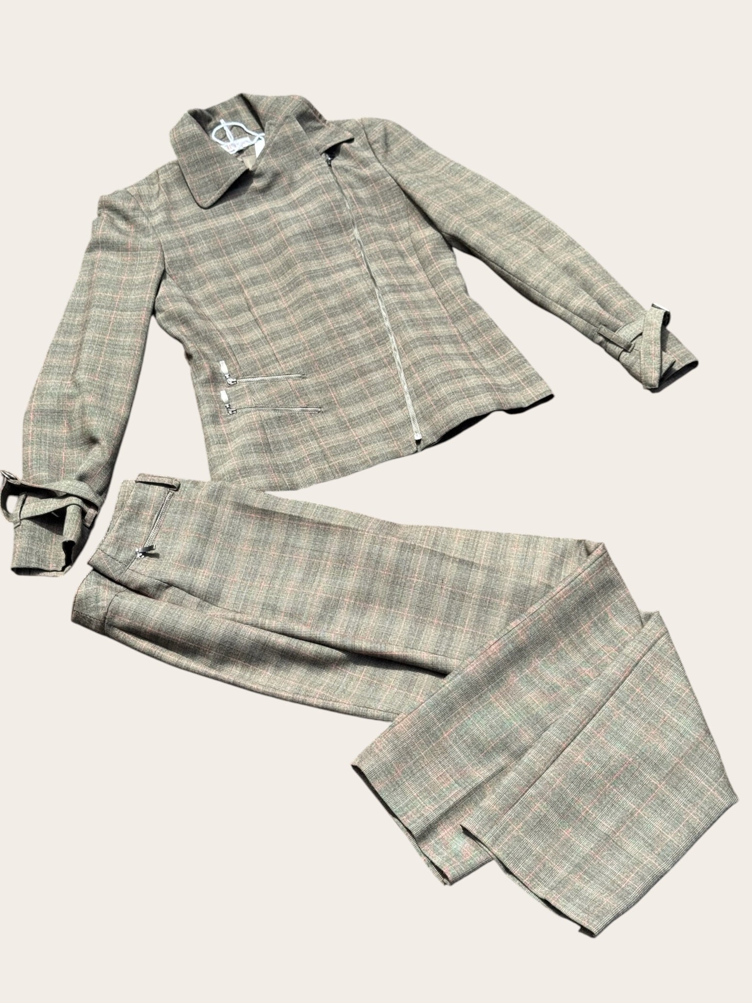 Ensemble Burton Carreaux Beige Femme Taille 38