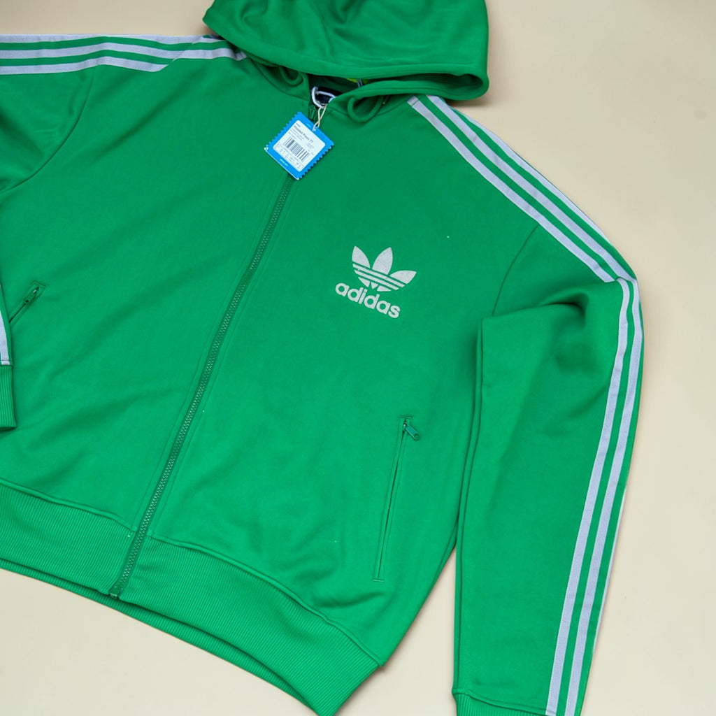 Veste à capuche Adidas Originals Hooded Track Top – Verte – 2XL – Mixte – Vintage — vue principale