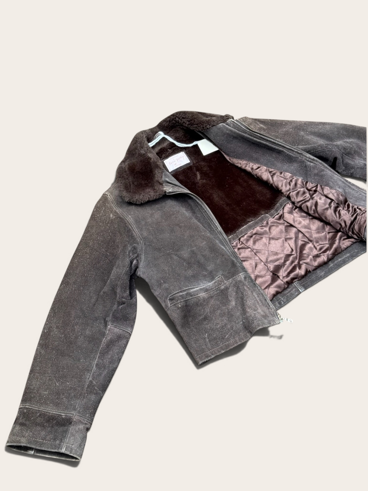 Blouson en cuir – René Derhy – M – Femme – Vintage