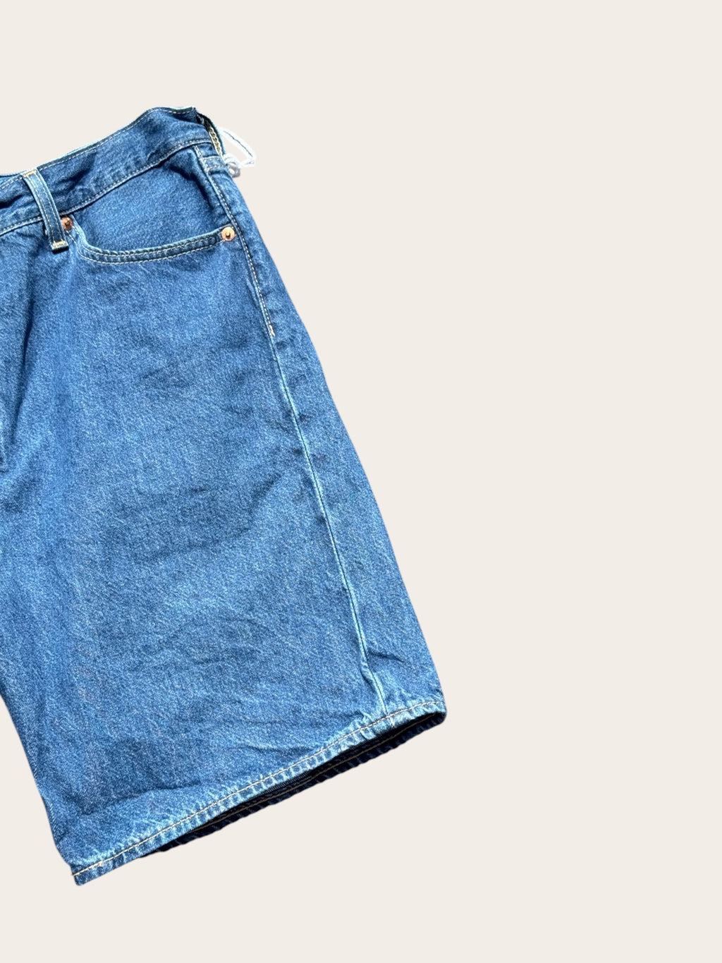 Short Levi’s 501 en denim – Bleu – W36 – Homme – Vintage — photo complémentaire 2