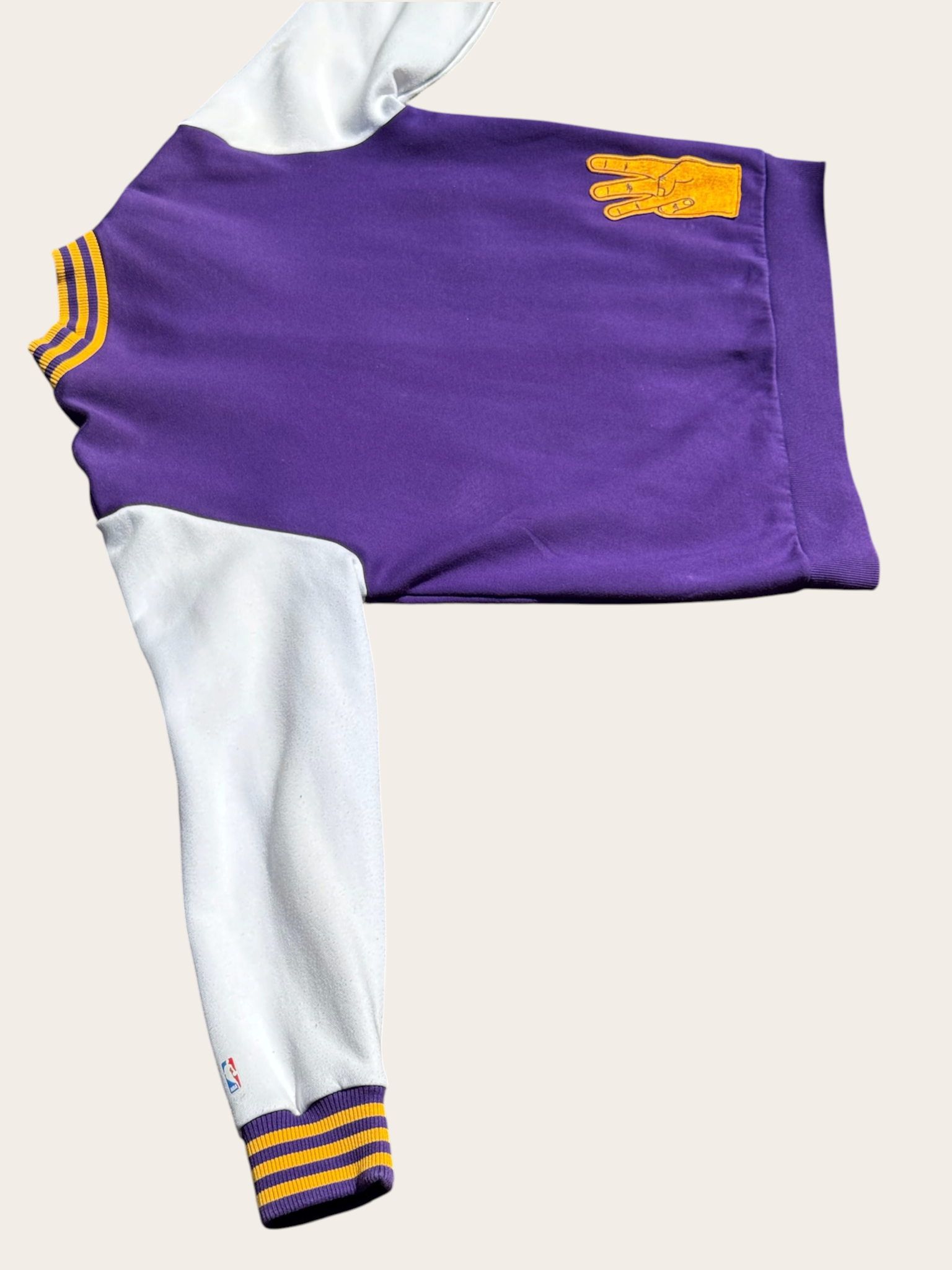 Adidas Originals Letterman Jacket Violet Blanc XL Homme