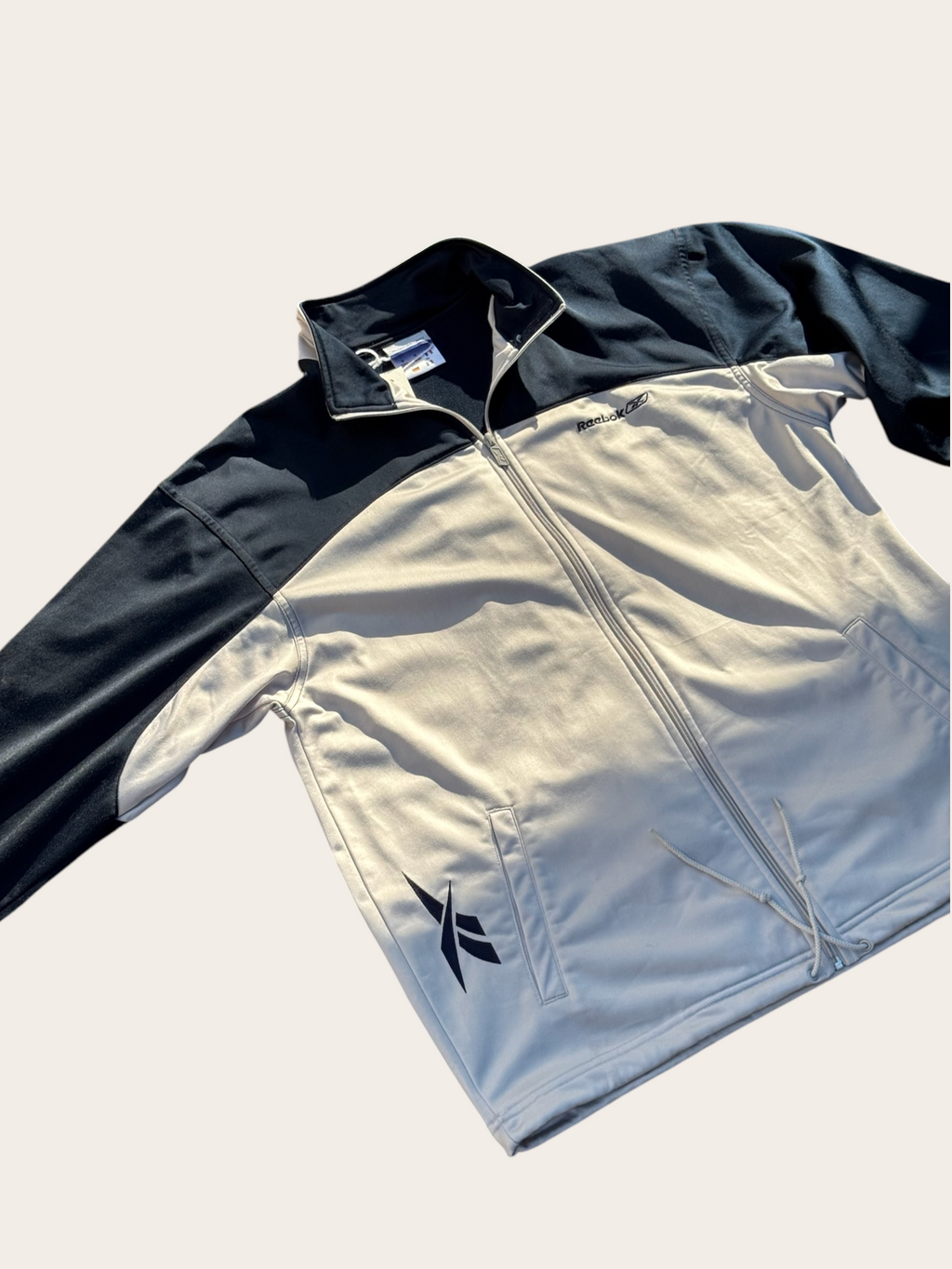 Veste de survêtement Reebok – Bleu et gris – L – Mixte – Vintage — vue principale