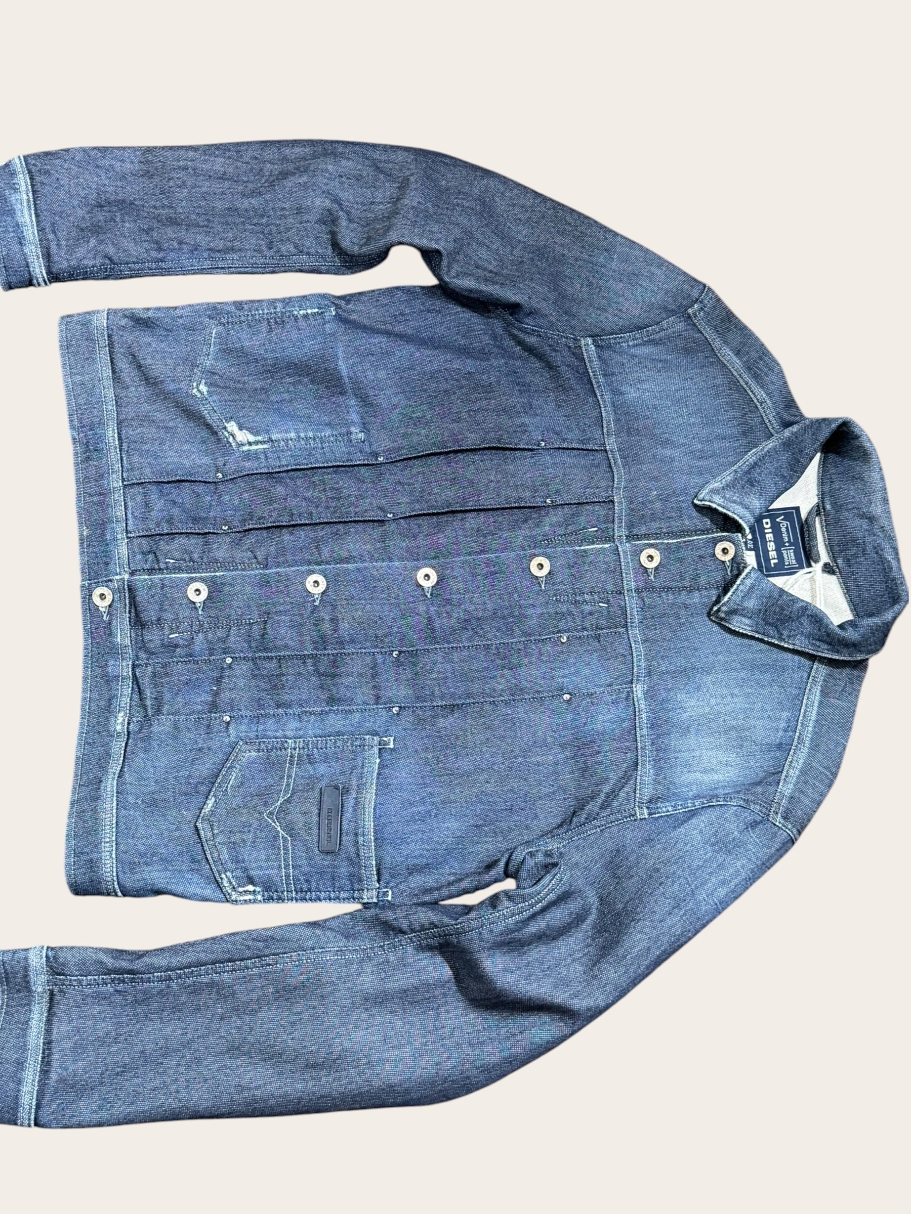 Veste Diesel en jean – Bleu brut – XL – Femme — photo complémentaire 2