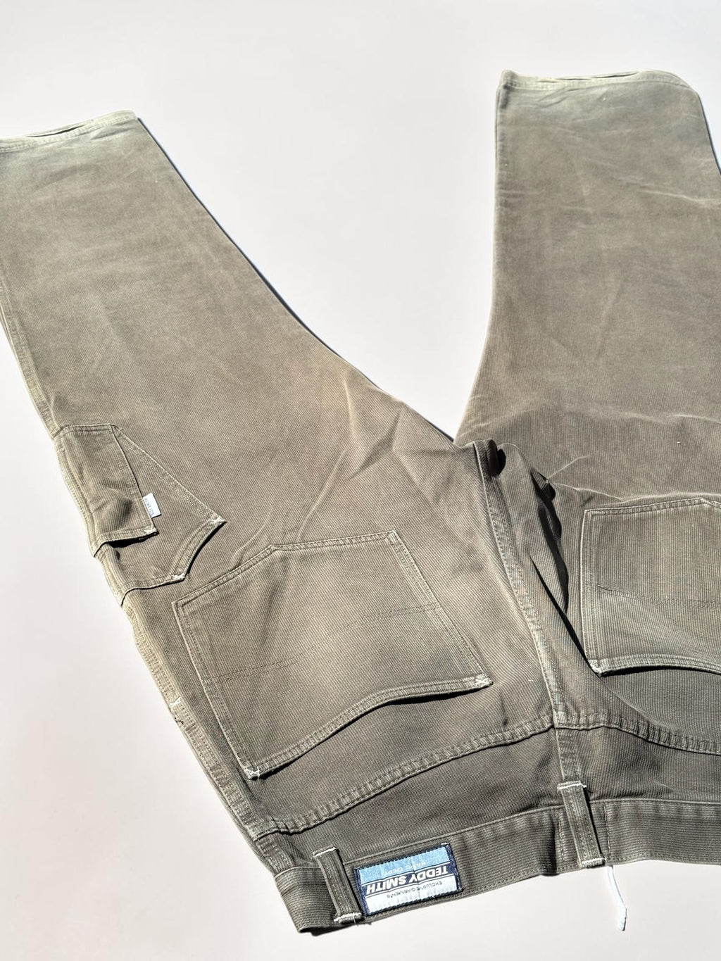Pantalon cargo Teddy Smith – Kaki – T.33 – Mixte – Vintage — photo complémentaire 6