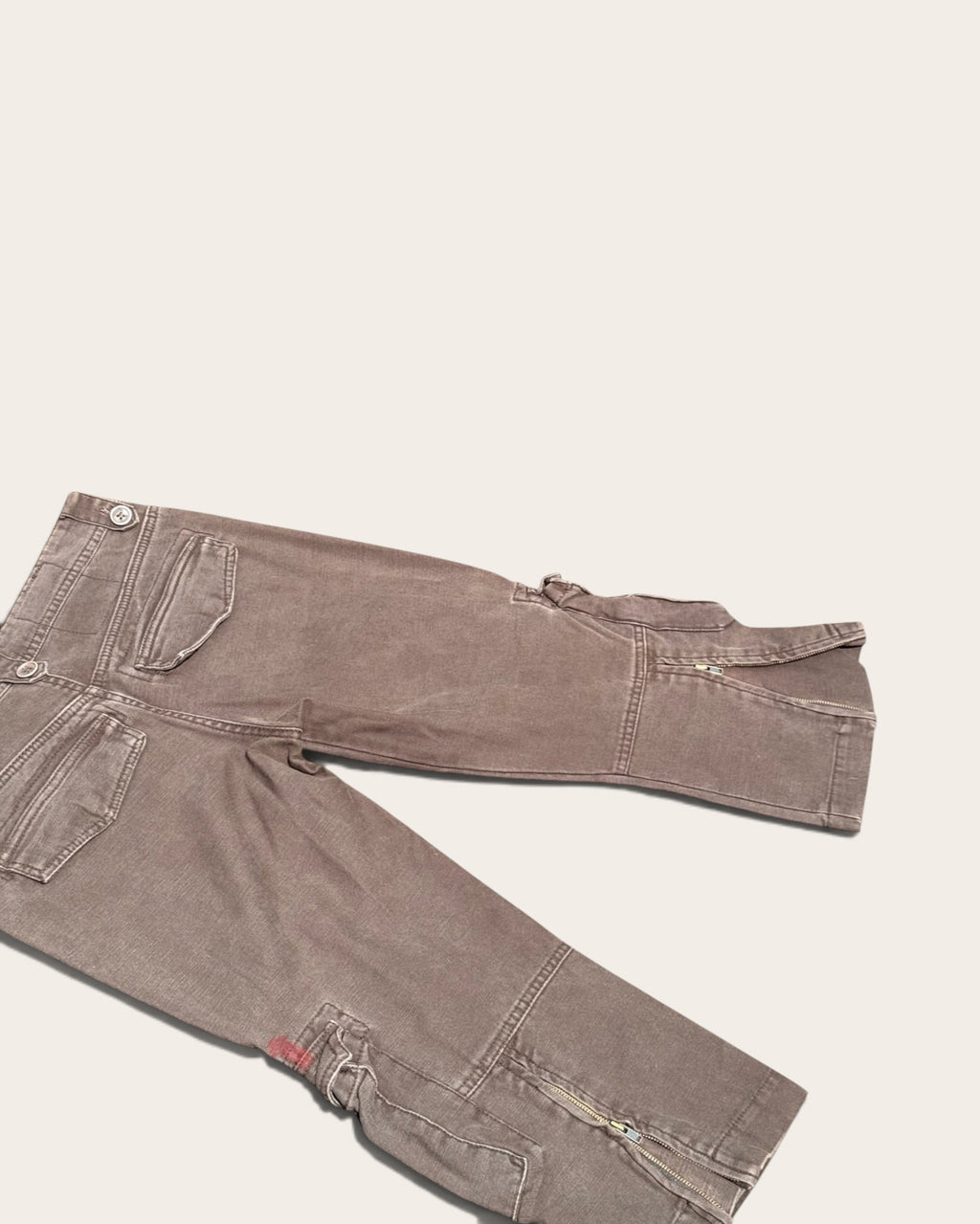 Teddy Smith Cargo Bermuda Shorts – Brown – W27 – Women's – Y2K