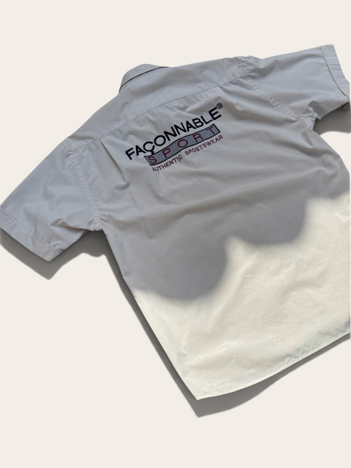 Façonnable Sport Short-Sleeve Shirt – Beige – M – Men's