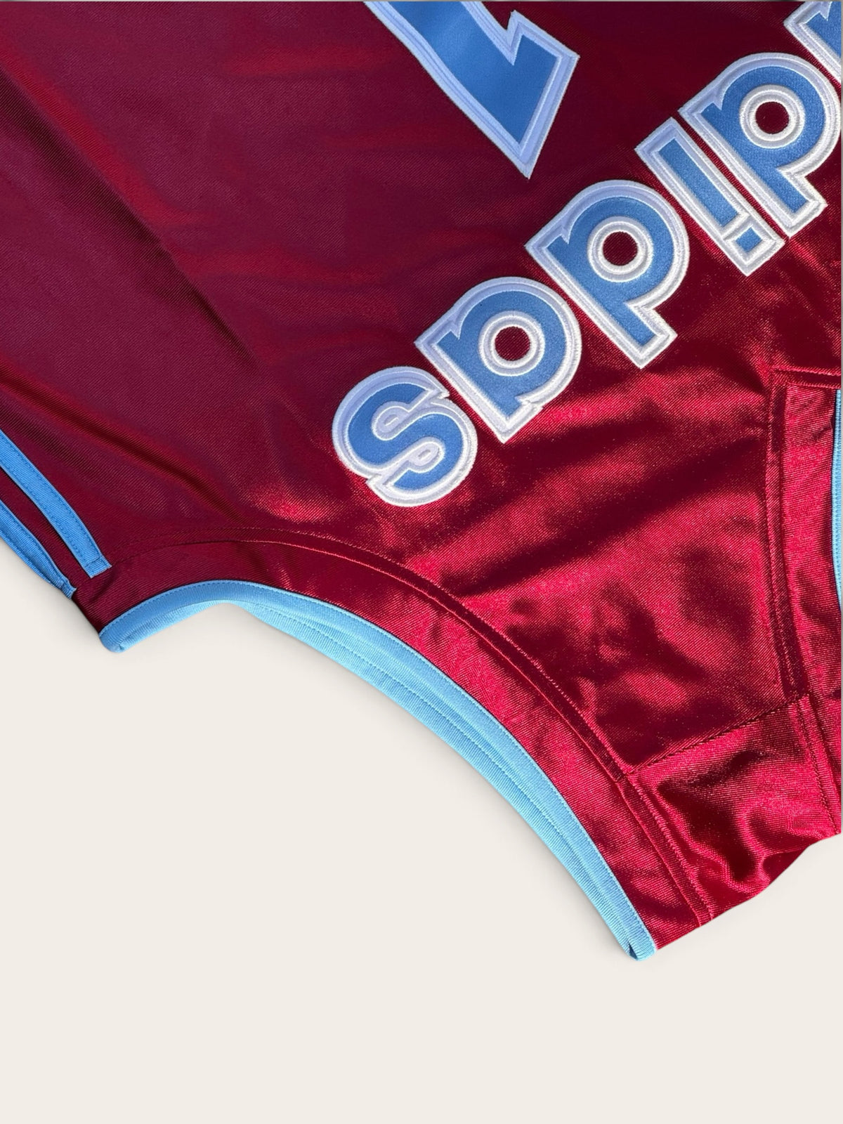 Adidas Basketball Jersey No. 1 – Burgundy – L – Unisex – Vintage