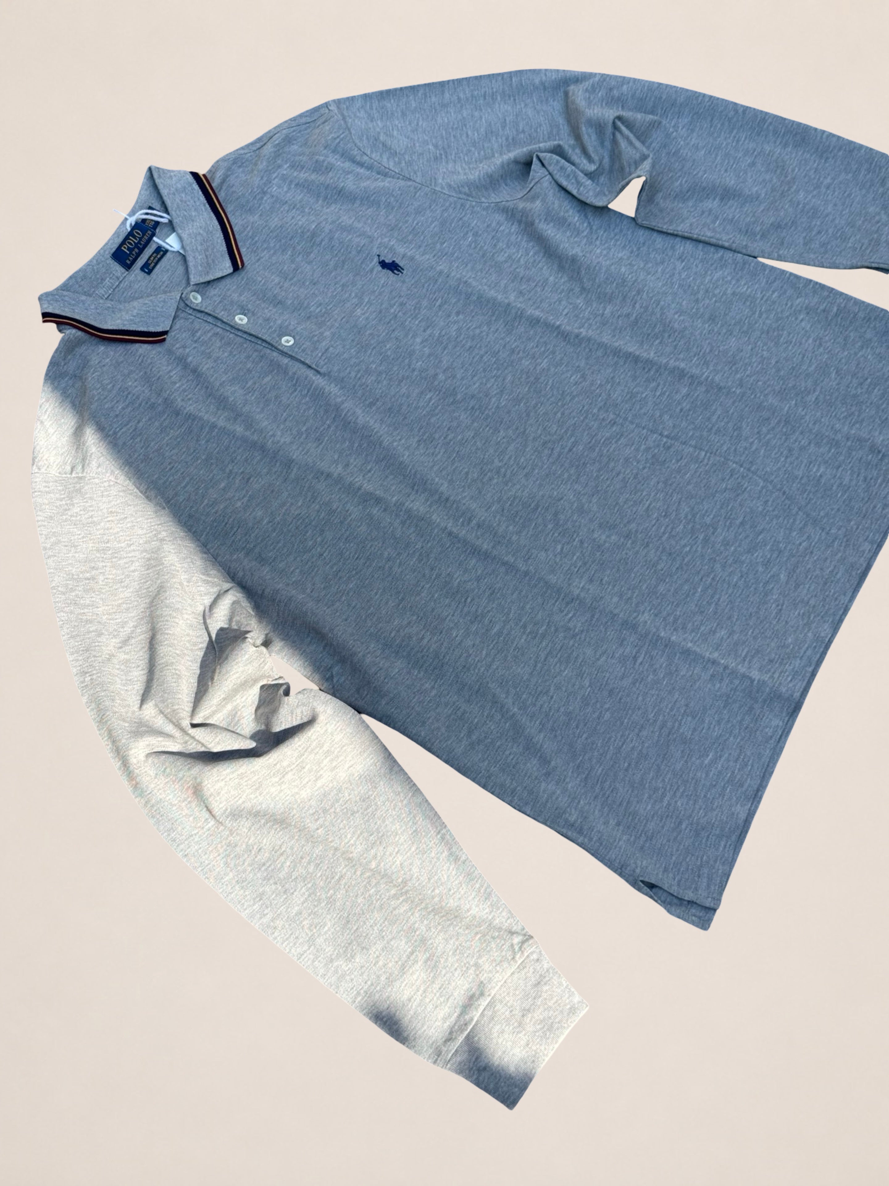 Polo Ralph Lauren manches longues – Gris – XXL – Homme — vue principale