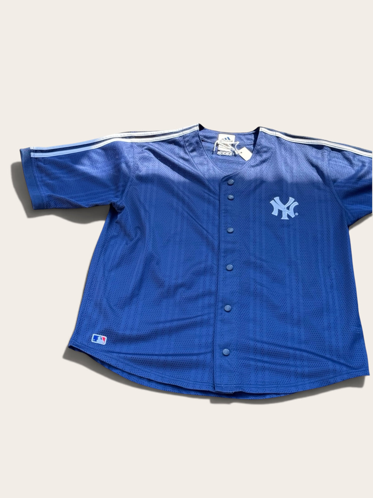 Adidas New York Yankees Baseball Jersey – Blue – XL – Unisex – Vintage