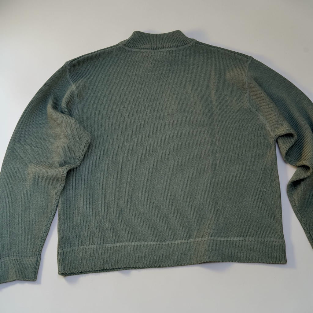 Pull Puma Logo Brodé – Kaki – L – Mixte – Vintage — photo complémentaire 4