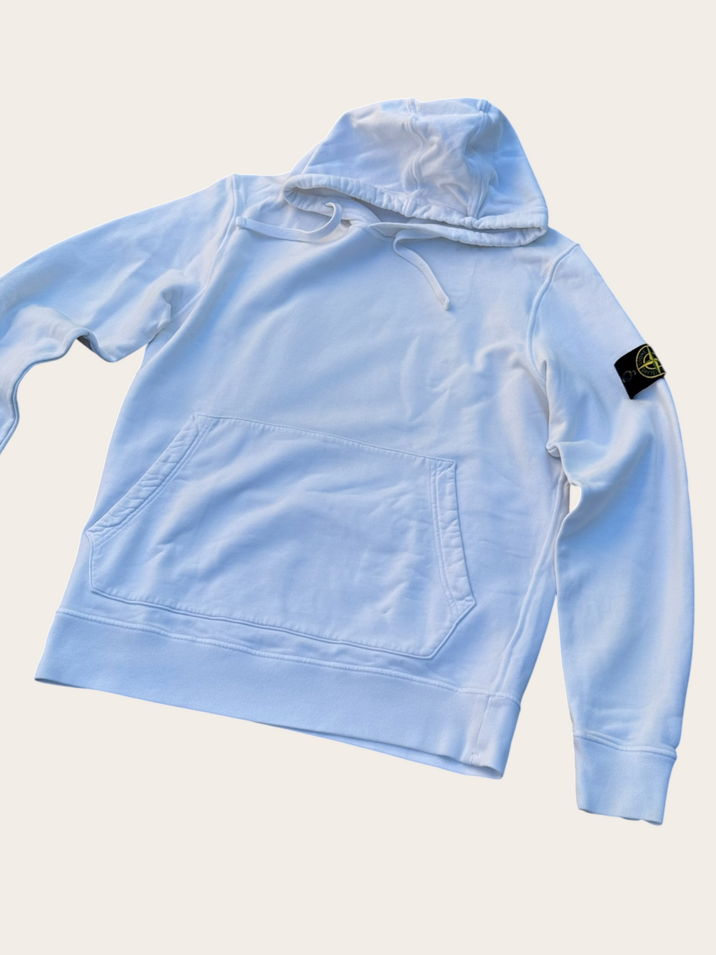 Sweat à capuche Stone Island – Blanc – L – Mixte — vue principale