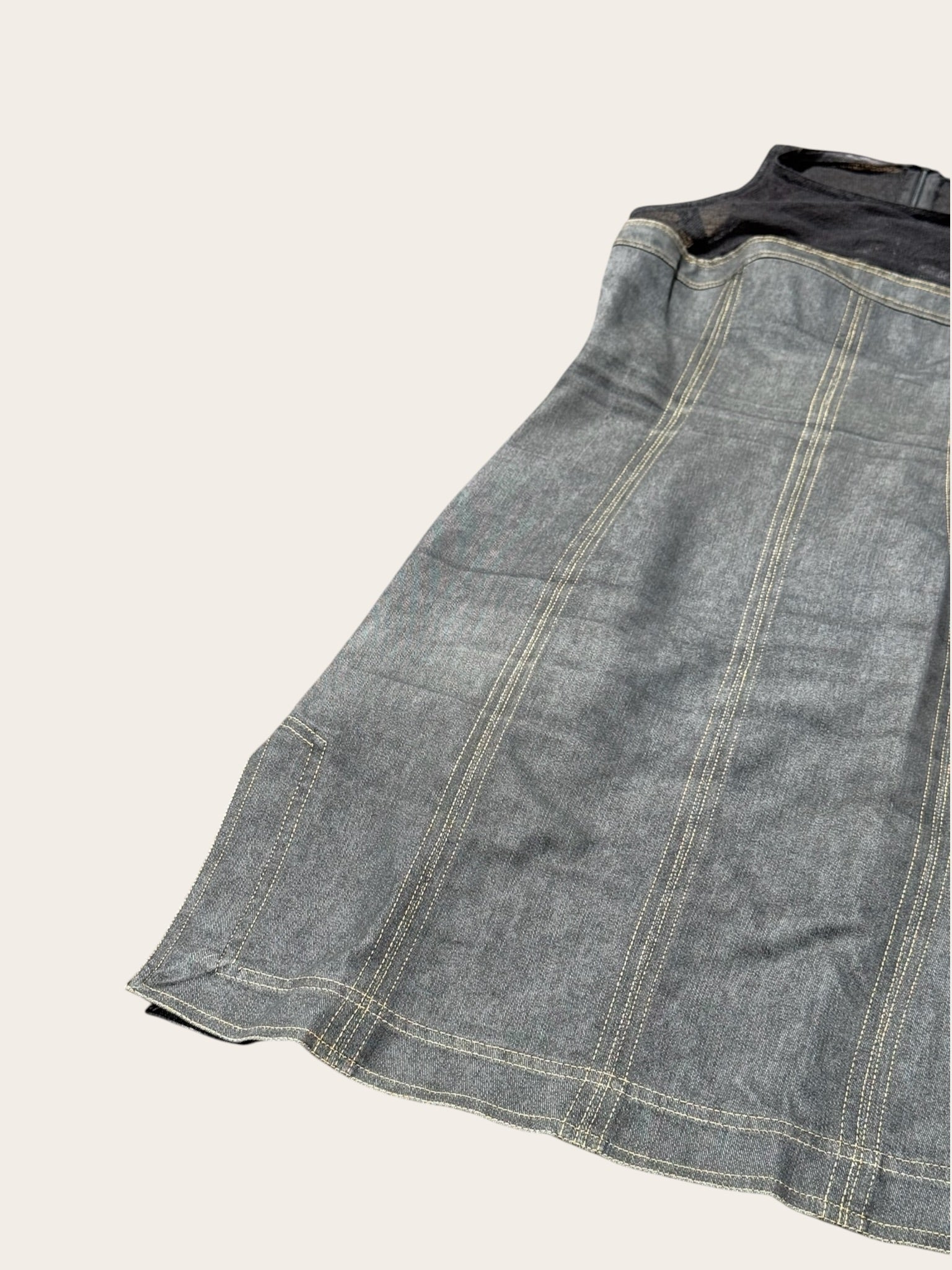 ROBE COP.COPINE DENIM GRIS FEMME – TAILLE XS/S