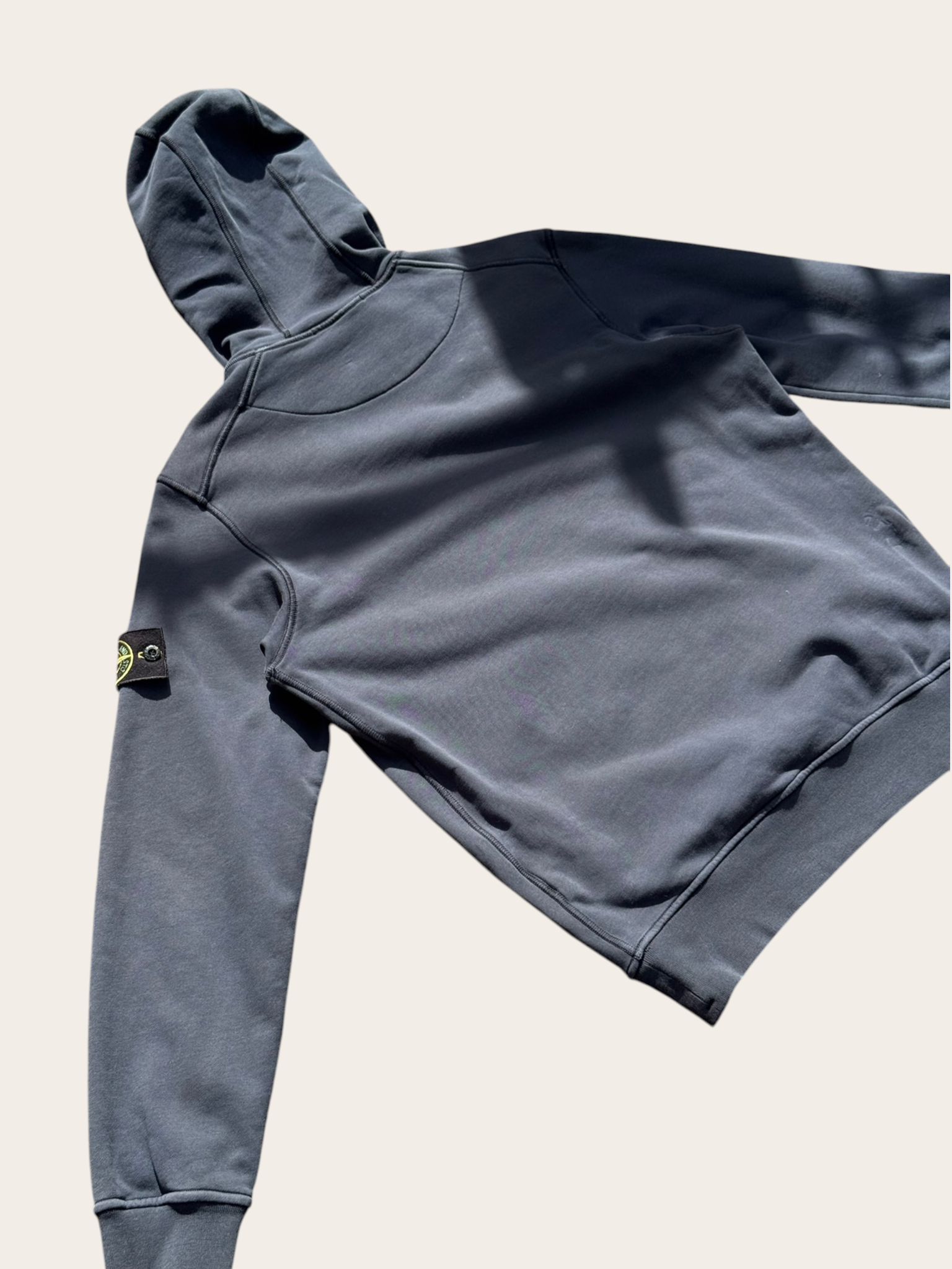 Sweat à capuche Stone Island – Bleu gris – M – Mixte — photo complémentaire 4
