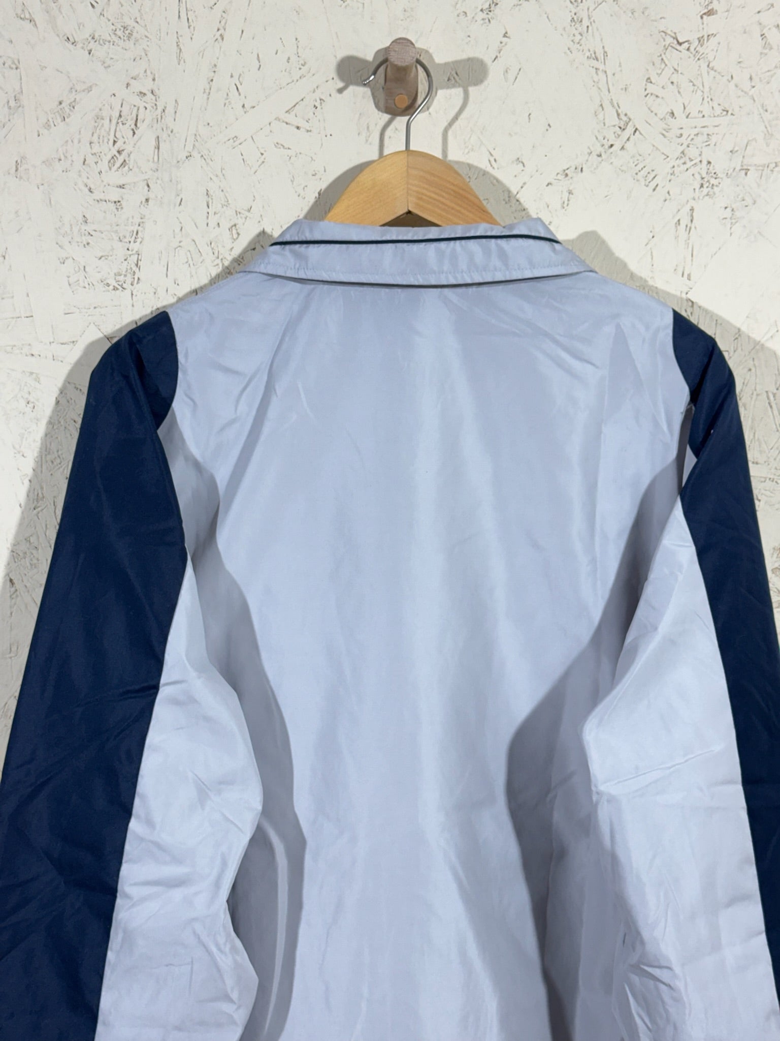 VESTE LOTTO TRACKSUIT GRIS / BLEU – XL - vintage - mixte