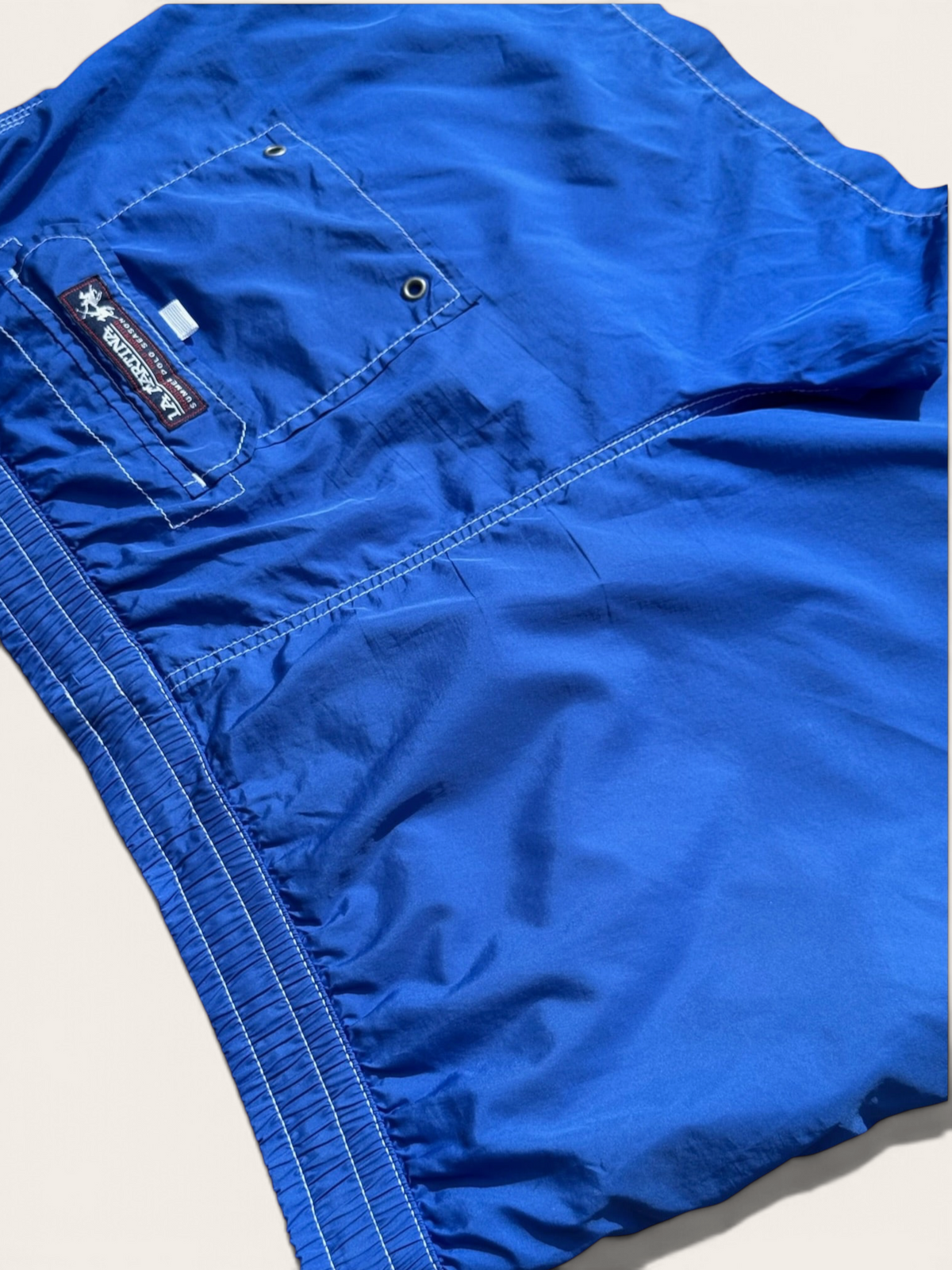 La Martina Swim Shorts – Electric Blue – 3XL – Men's – Y2K