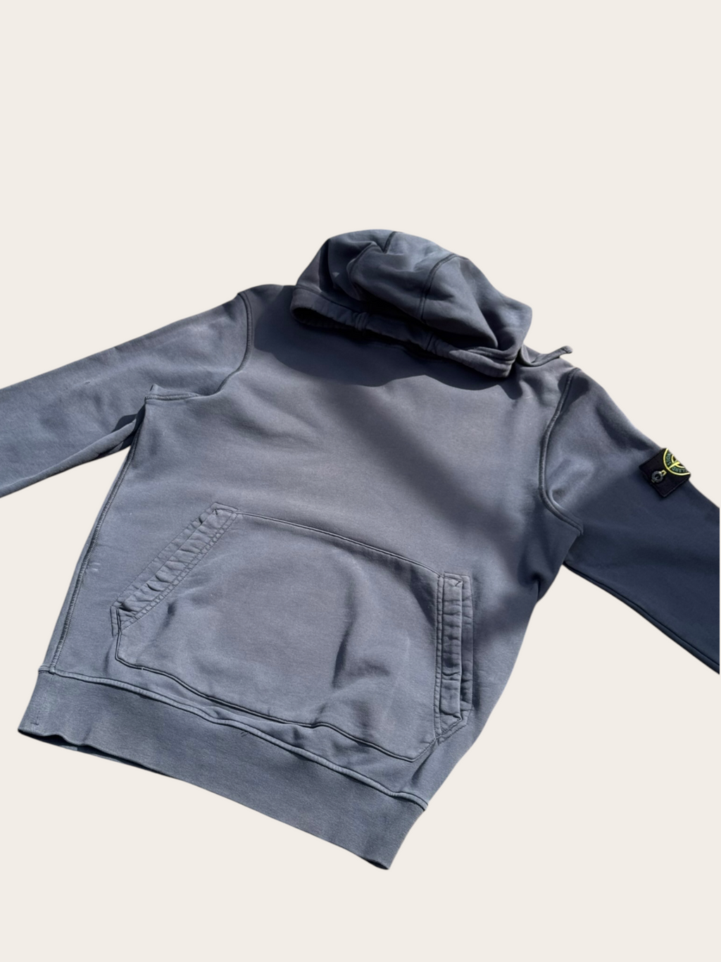 Sweat à capuche Stone Island – Bleu gris – M – Mixte — vue principale