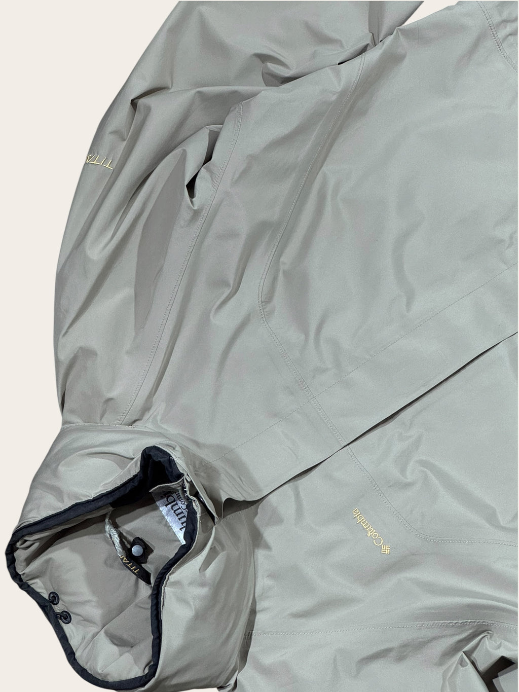 Veste Columbia Gore-Tex – Crème – M – Mixte — photo complémentaire 3