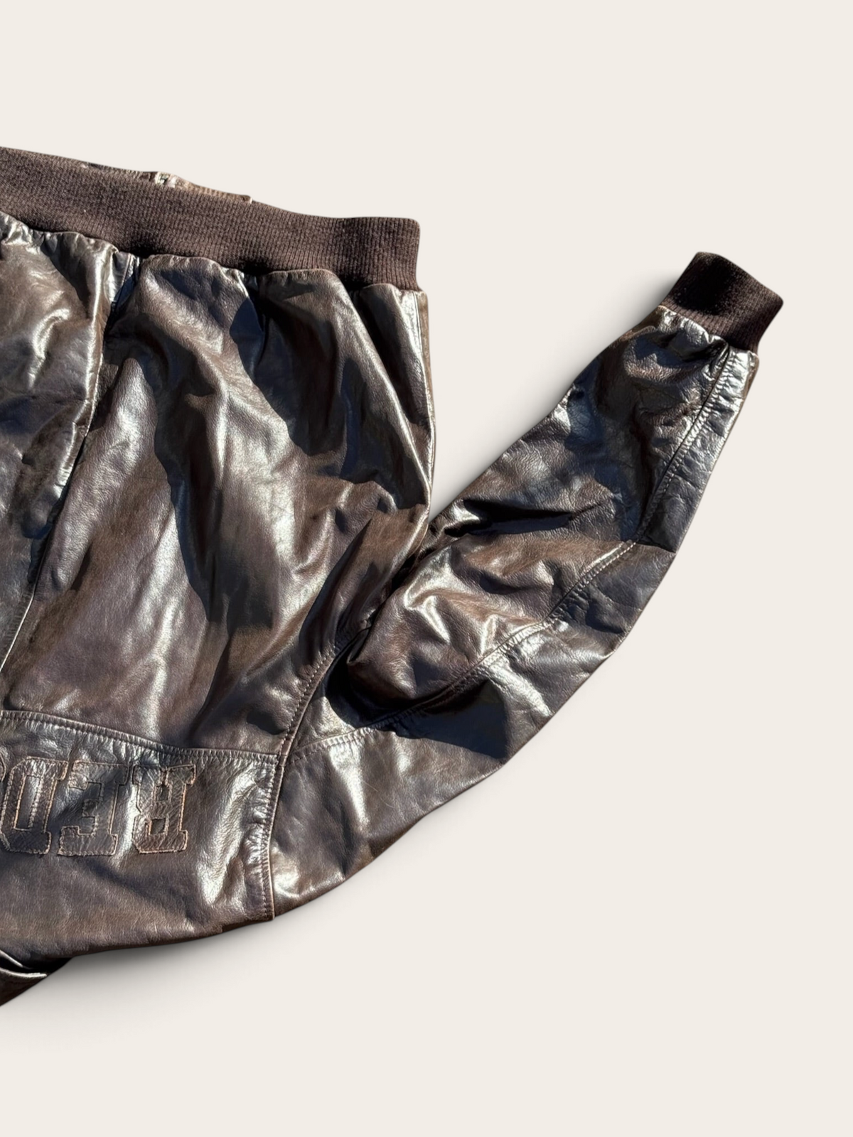 Bomber en cuir – Redskins – 3XL – Homme – Vintage