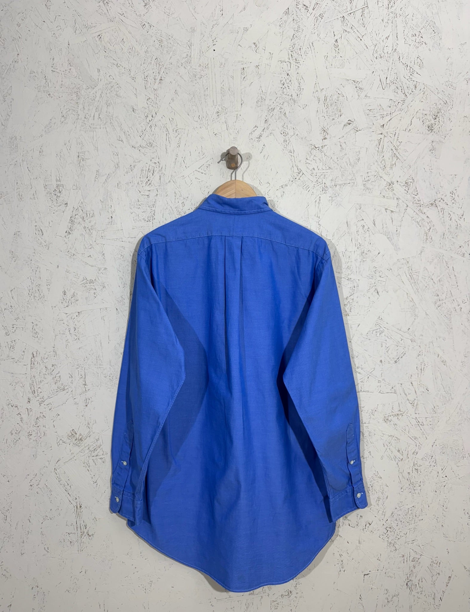 Chemise Ralph Lauren Oxford Bleue – M - vintage - Homme
