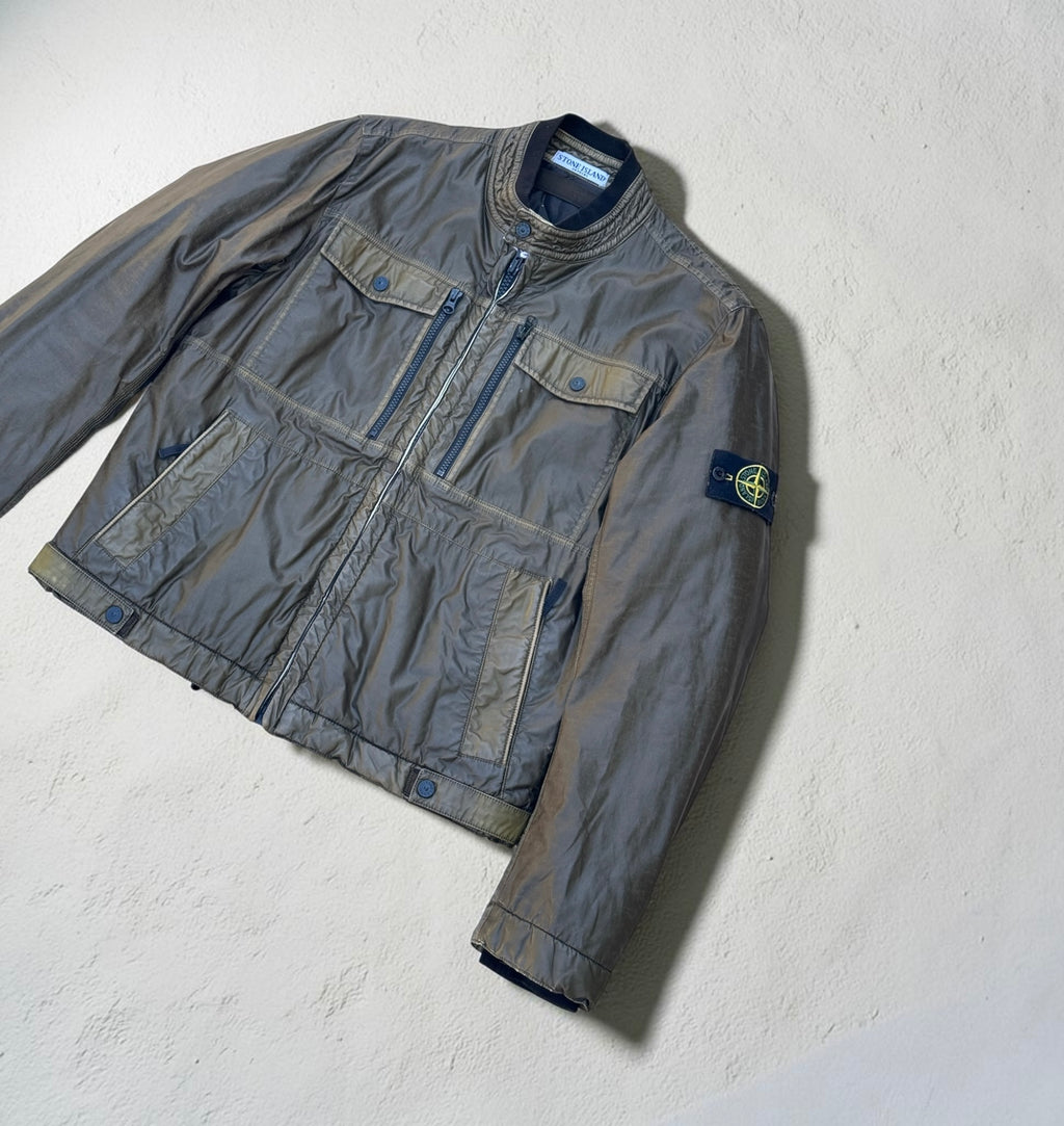 Veste Stone Island Utility Jacket – Olive métallisé – L – Mixte — vue principale