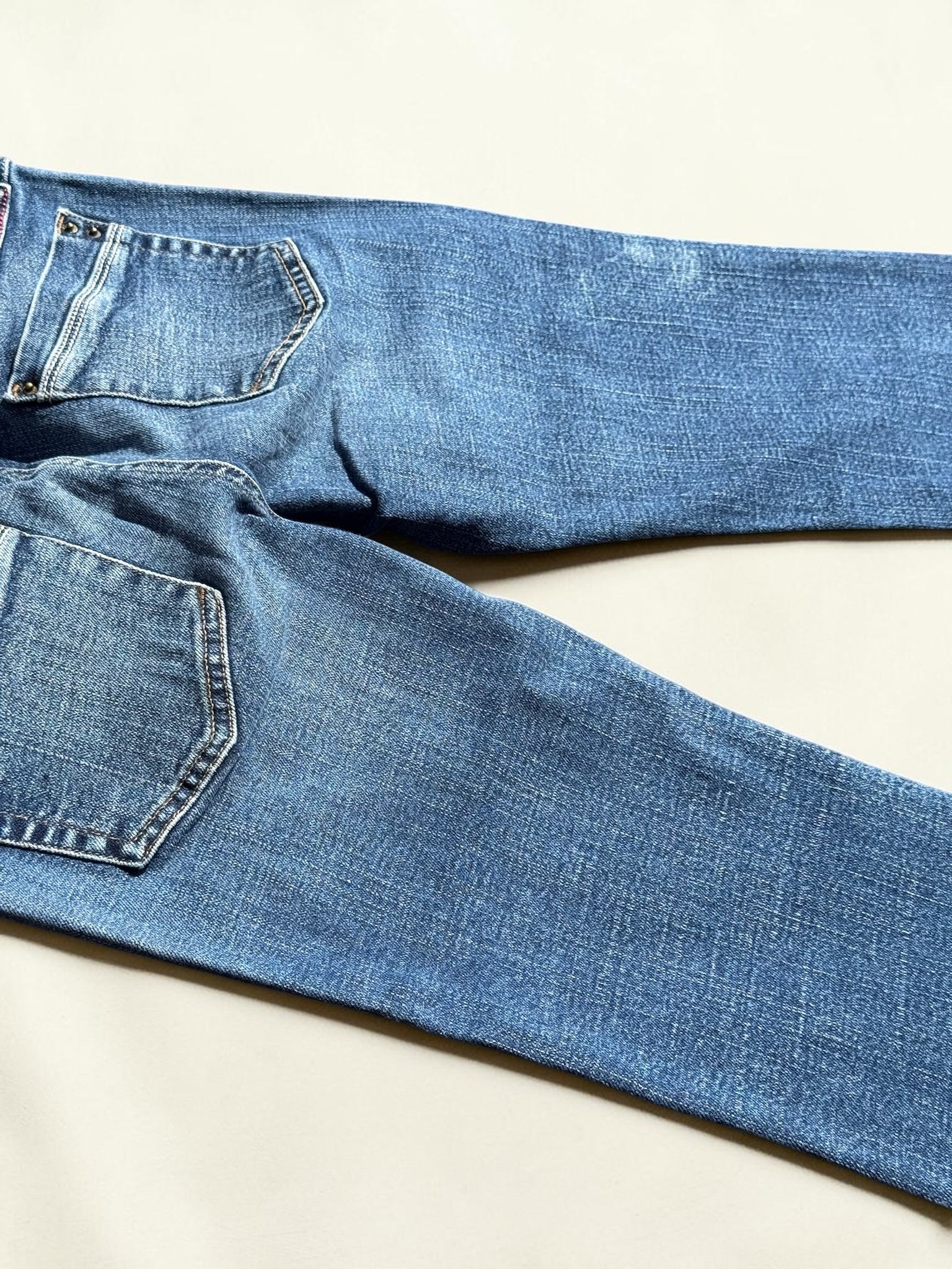 Jean Diesel Flare Bootcut Femme W27 Bleu Clair Vintage