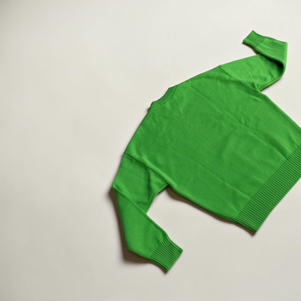 Pull Ami Paris en laine – Vert – M – Mixte — photo complémentaire 5