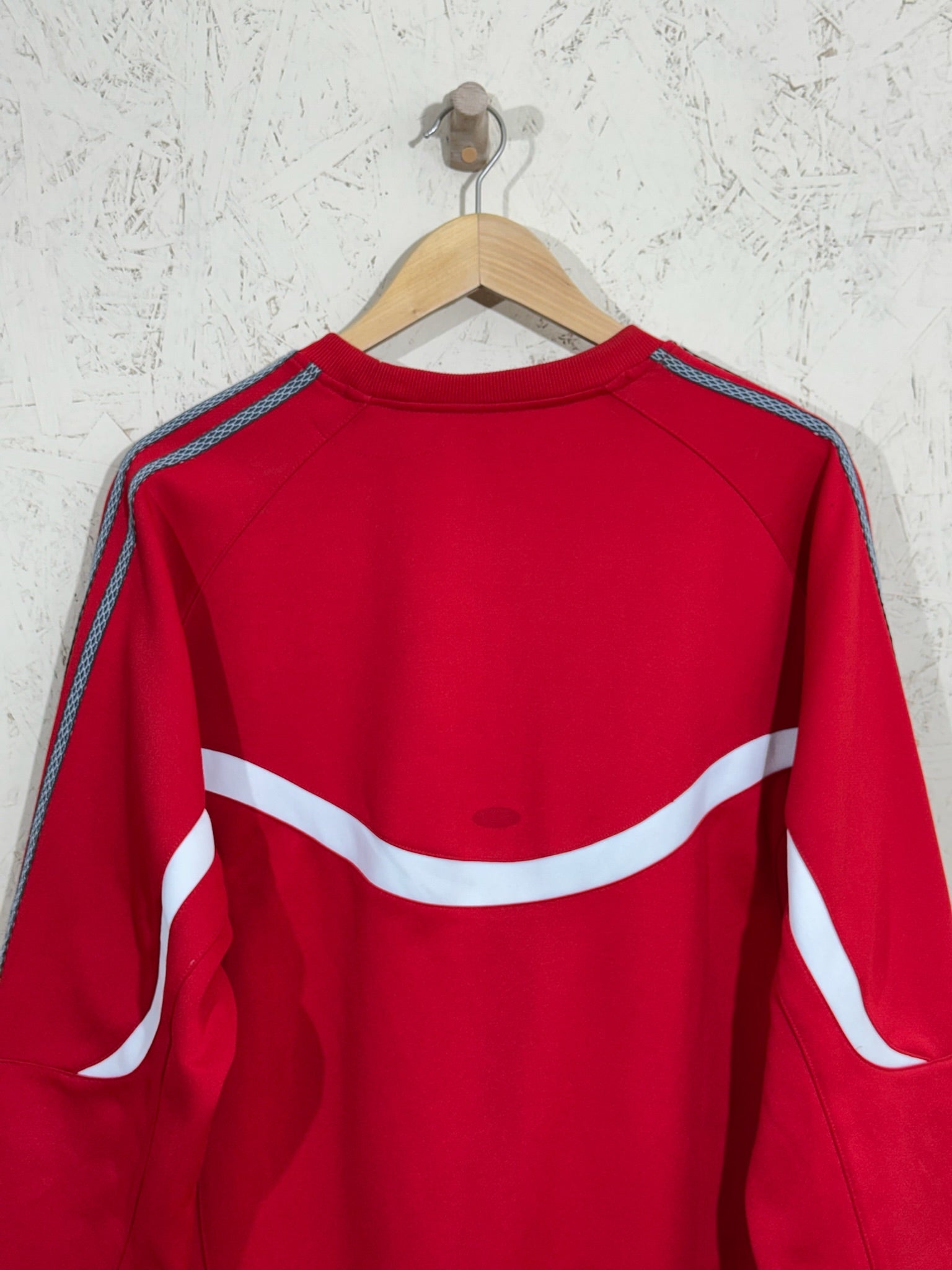 pull Adidas Rouge Training / Sportwear - XL - vintage - mixte