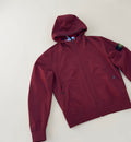 Veste Stone Island Softshell Bordeaux Capuche L Mixte