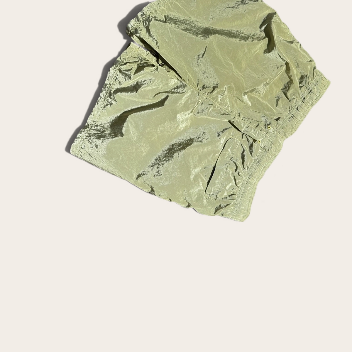 Stone Island Nylon Metal Swim Shorts – Metallic Khaki – L – Men's
