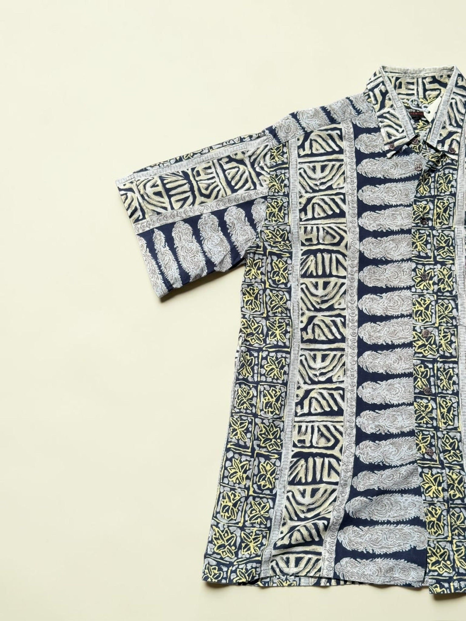 Chemise Pierre Cardin Vintage Motifs Géométriques Homme L