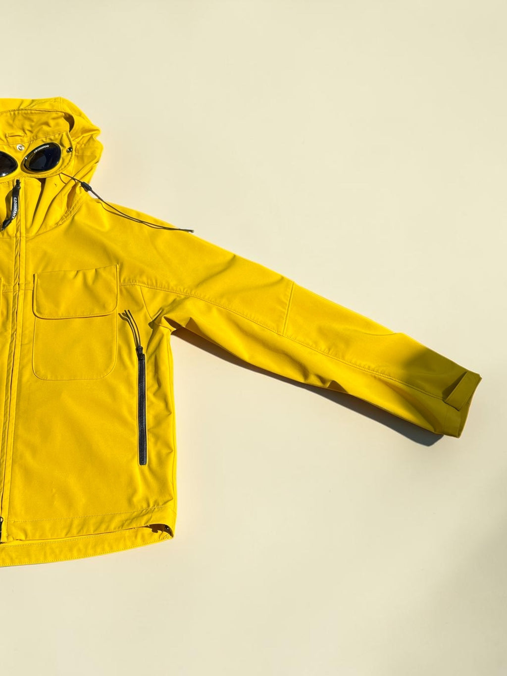 Veste C.P. Company Goggle Softshell – Jaune – T.44 – Mixte — photo complémentaire 2