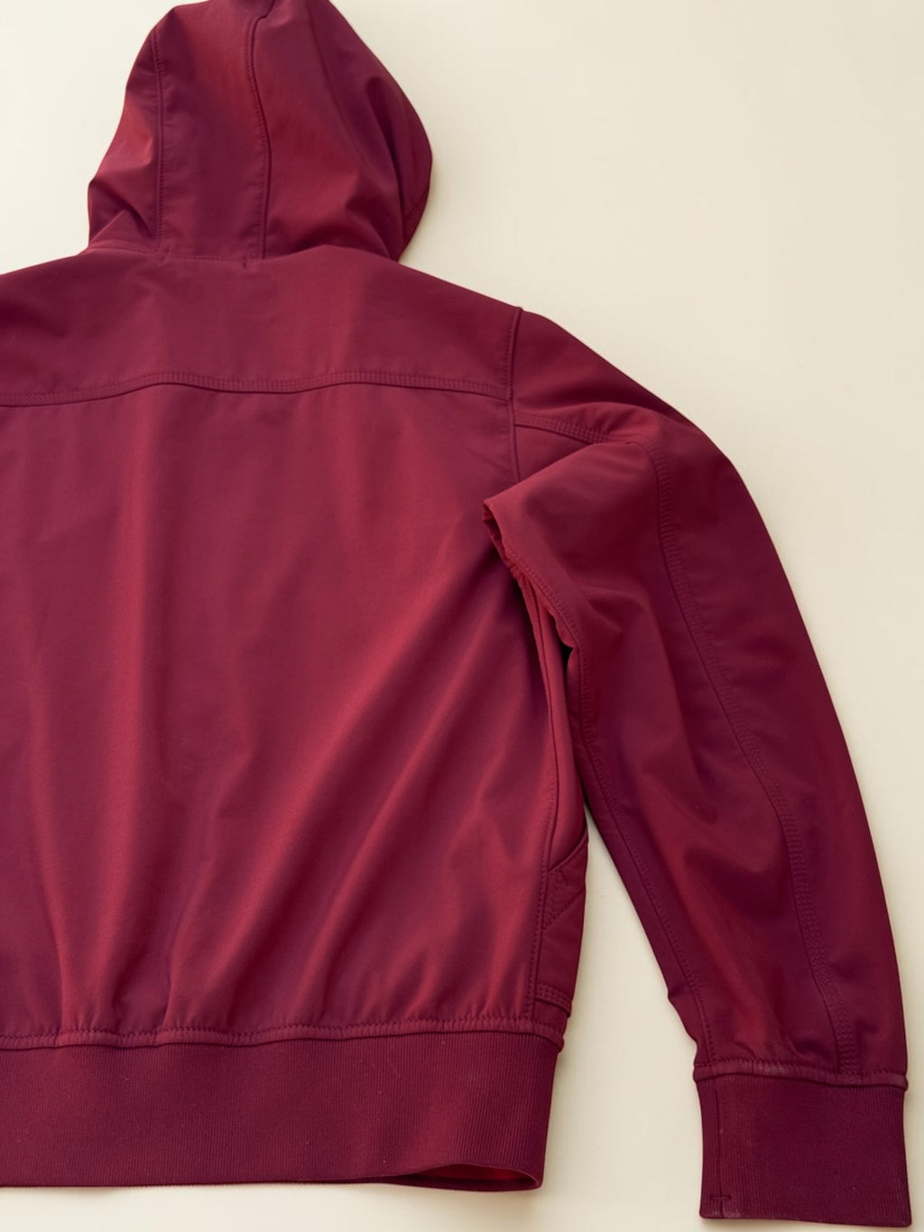 Veste Stone Island Softshell à capuche – Bordeaux – L – Mixte — photo complémentaire 4