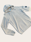 Sweat à capuche C.P. Company en maille – Gris – T.46 – Mixte — vue principale