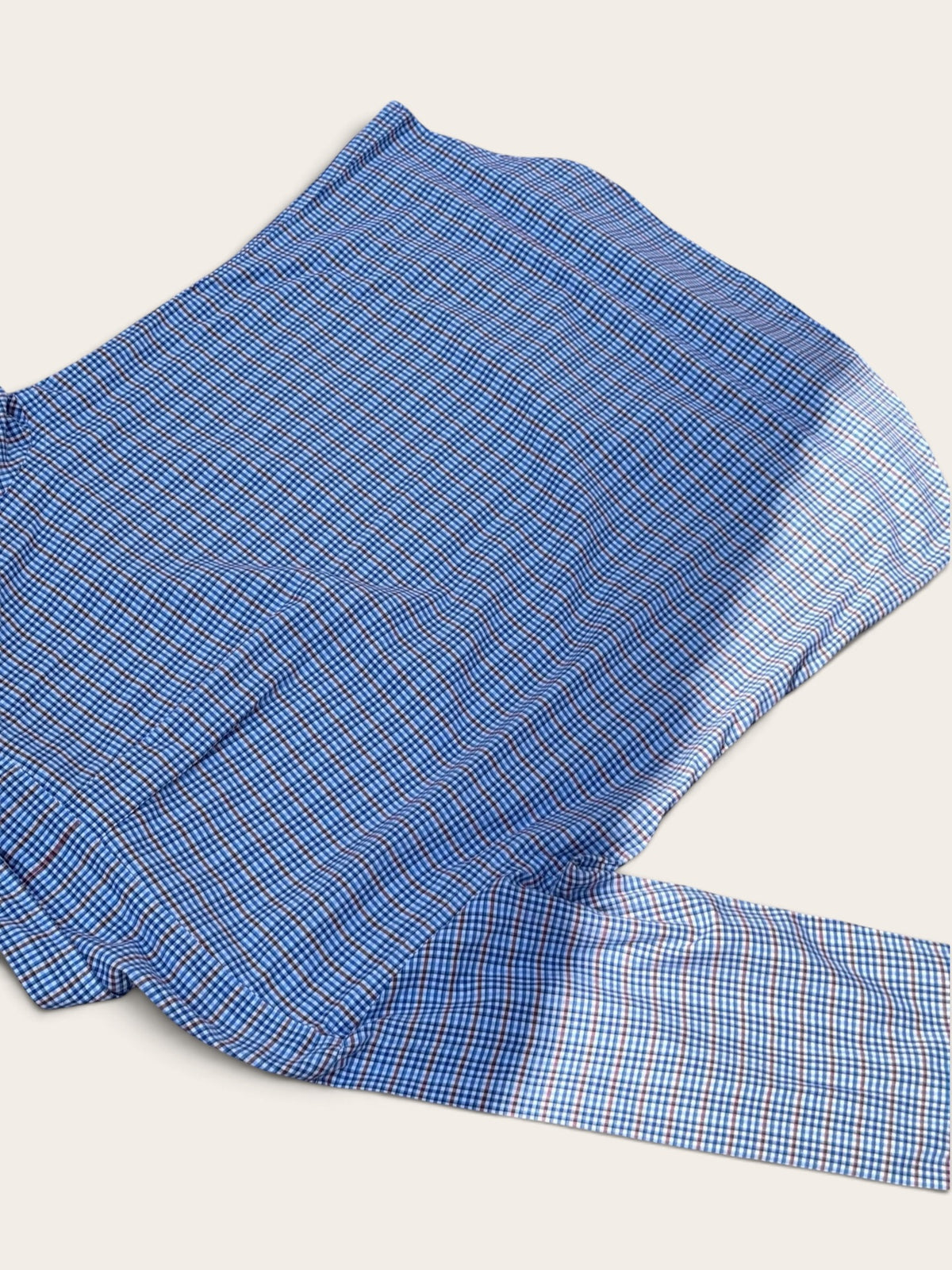 Ralph Lauren Check Shirt – Blue, White and Red – L – Unisex