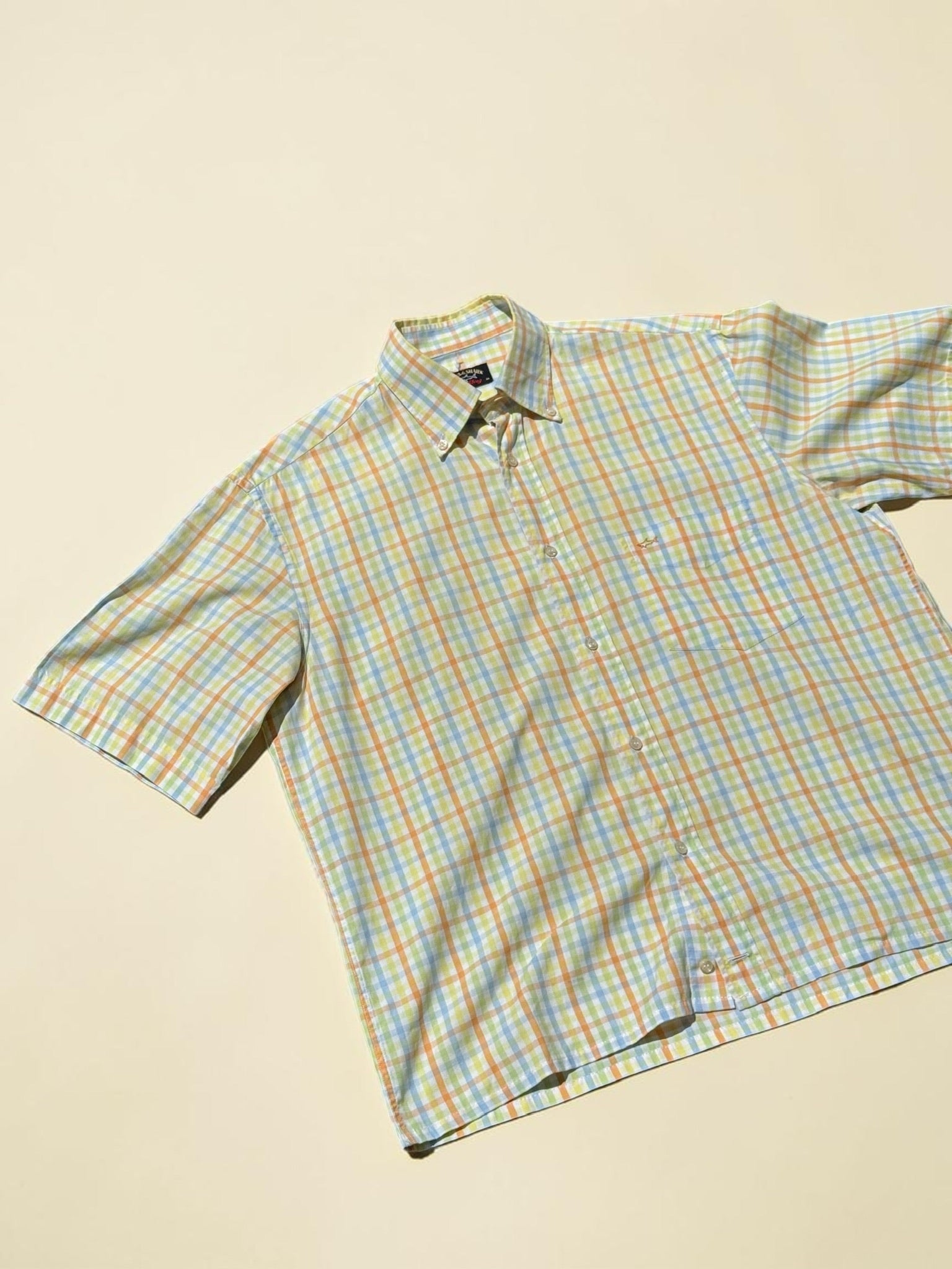 Chemise Paul & Shark Carreaux Vintage XL Homme Coton