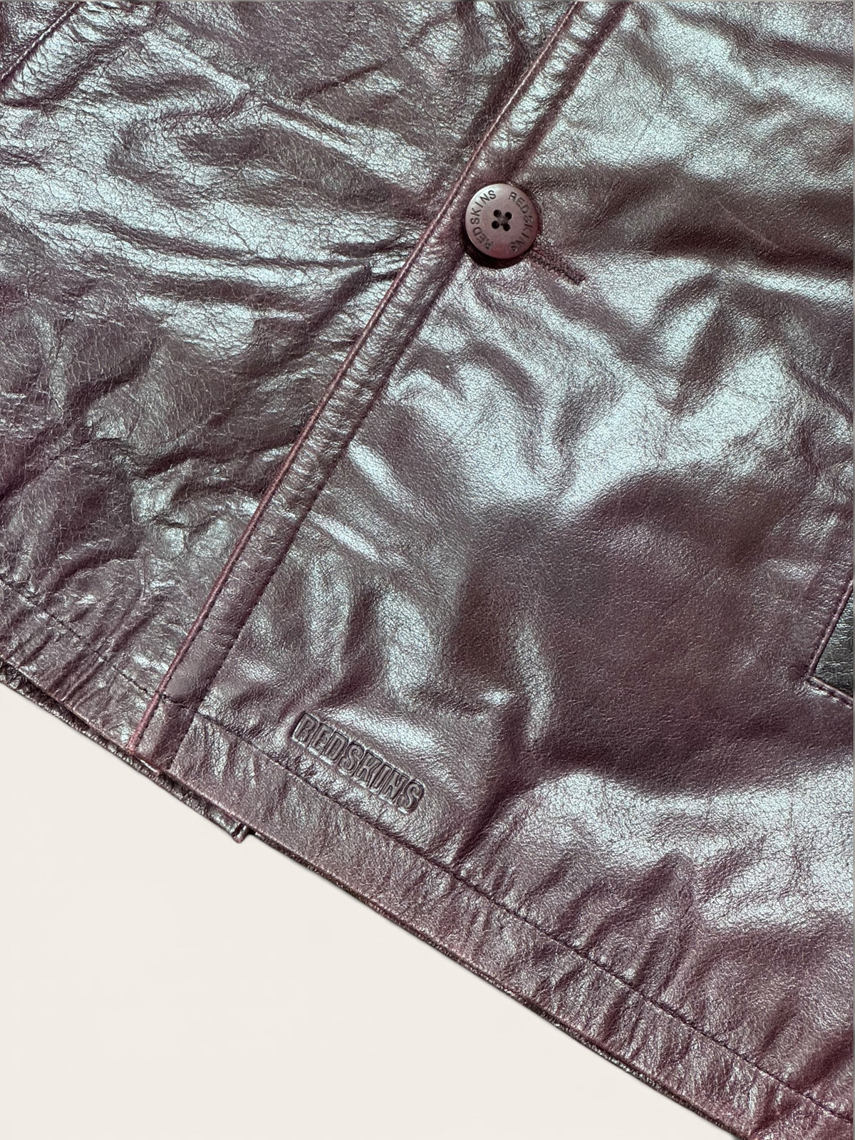 Veste en cuir – Territoire Redskins – XXL – Homme