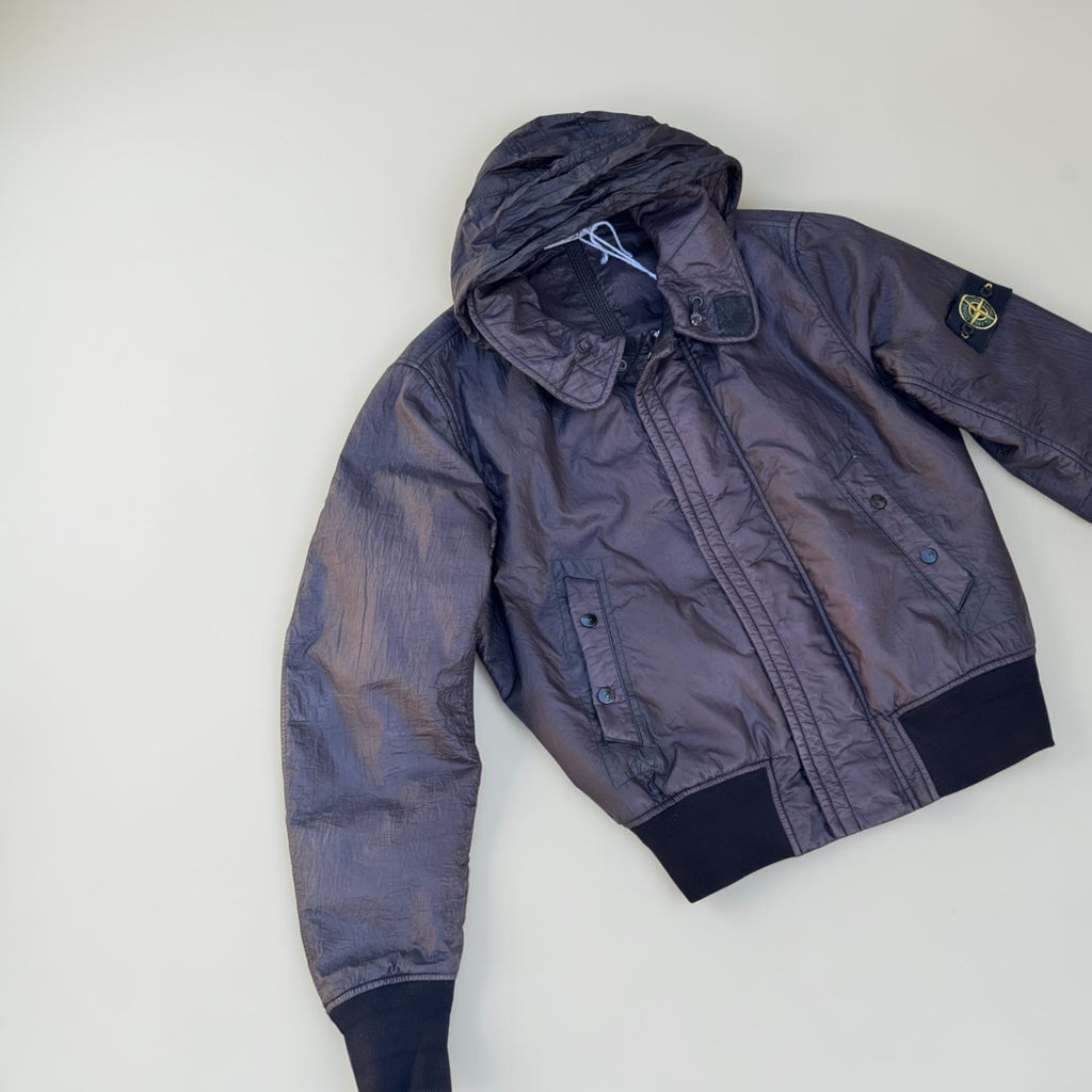 Bomber Stone Island Nylon Metal – Noir – M – Mixte — photo complémentaire 6
