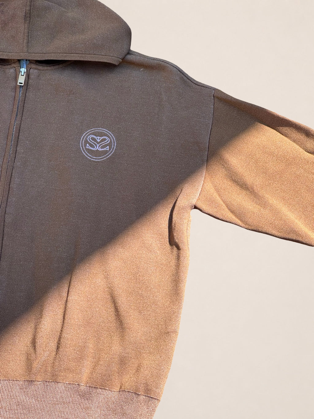 Veste zippée Sandro à capuche – Marron – Taille 3 – Mixte — photo complémentaire 2